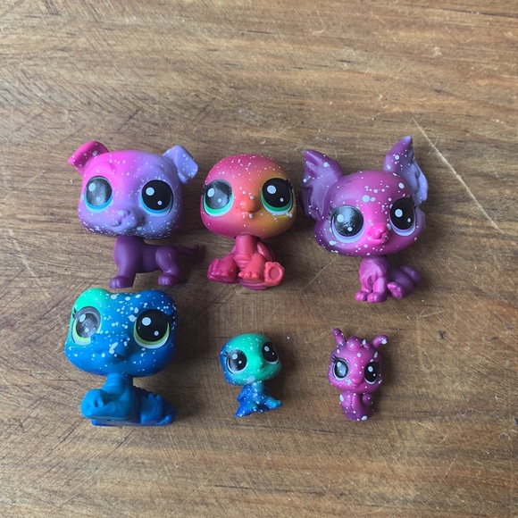 Littlest Pet Shop LPS small galaxy cosmo animals LOT (6 pcs.) - Picture 6 of 6